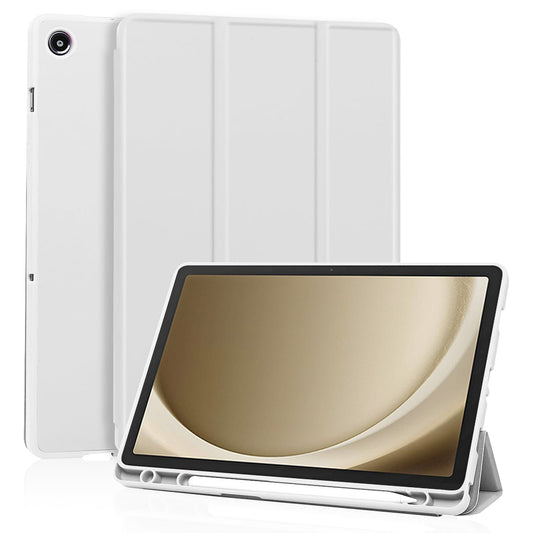 Hülle für Samsung Galaxy Tab A9+, Techsuit, Flex Trifold, Grau