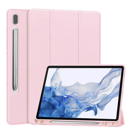 Hülle für Samsung Galaxy Tab S10 FE+, Techsuit, Flex Trifold, Rosa
