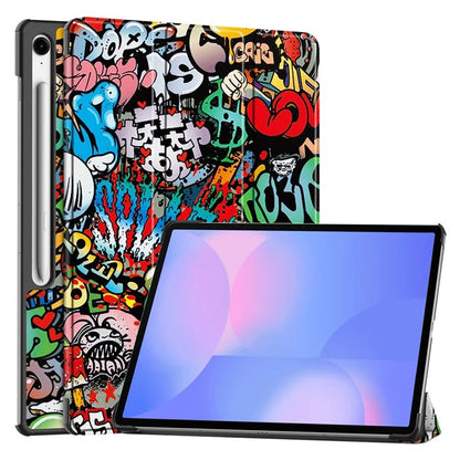 Hülle für Samsung Galaxy Tab S10 FE+, Techsuit, FoldPro Urban Vibe, Mehrfarbig