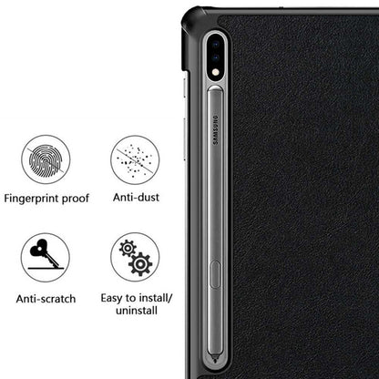 Hülle für Samsung Galaxy Tab S10 Ultra / Tab S9 Ultra / Tab S8 Ultra, Techsuit, FoldPro, Schwarz