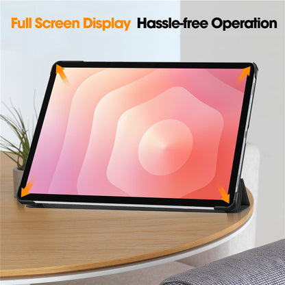 Hülle für Samsung Galaxy Tab S12 Plus, Techsuit, FoldPro, Schwarz