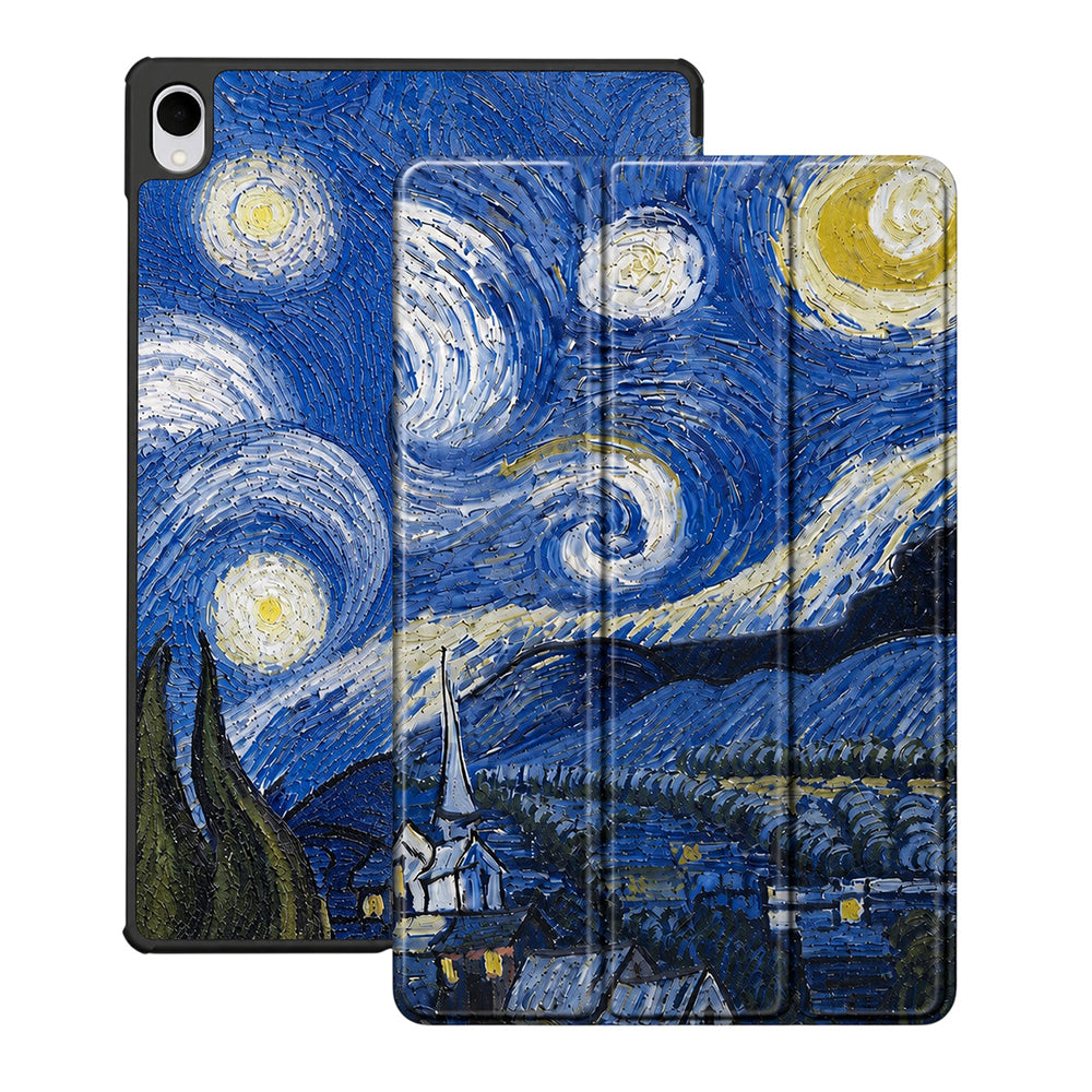 Hülle für Samsung Galaxy Tab S12 Plus, Techsuit, FoldPro Starry Night, Mehrfarbig