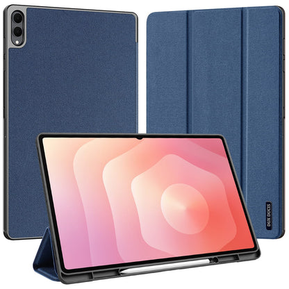 Hülle für Samsung Galaxy Tab S12 Ultra / Tab S11 Ultra, DUX DUCIS, Domo mit Stifthalter, Blau