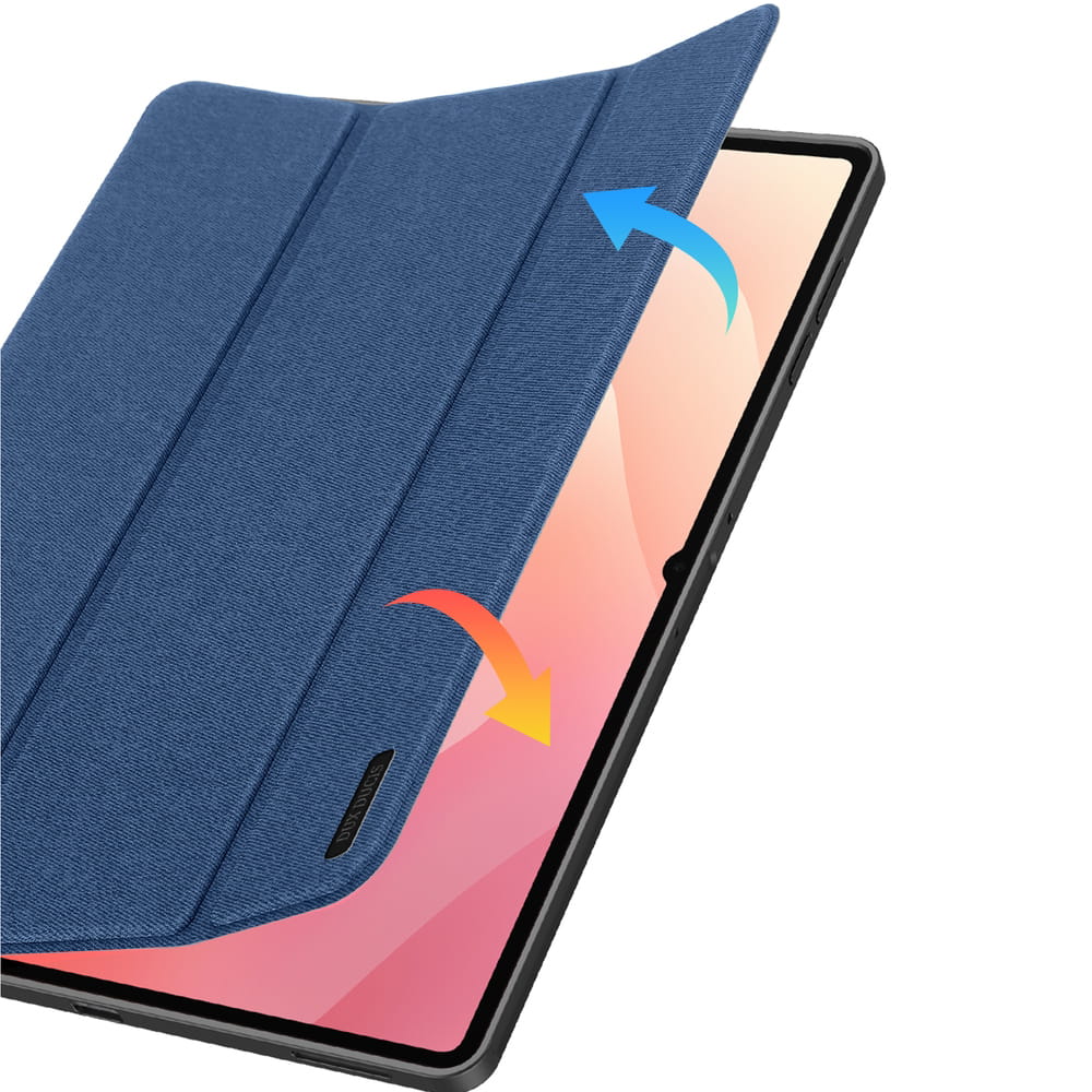 Hülle für Samsung Galaxy Tab S12 Ultra / Tab S11 Ultra, DUX DUCIS, Domo mit Stifthalter, Blau