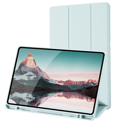 Hülle für Samsung Galaxy Tab S6 Lite (2024) / Tab S6 Lite (2022) / Tab S6 Lite (2020), Techsuit, Flex Trifold, Blau