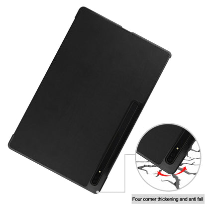 Hülle für Samsung Galaxy Tab S8 Ultra, Techsuit, FoldPro, Schwarz