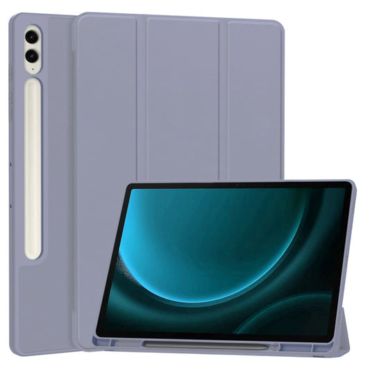 Hülle für Samsung Galaxy Tab S9 FE+, Techsuit, Flex Trifold, Lila