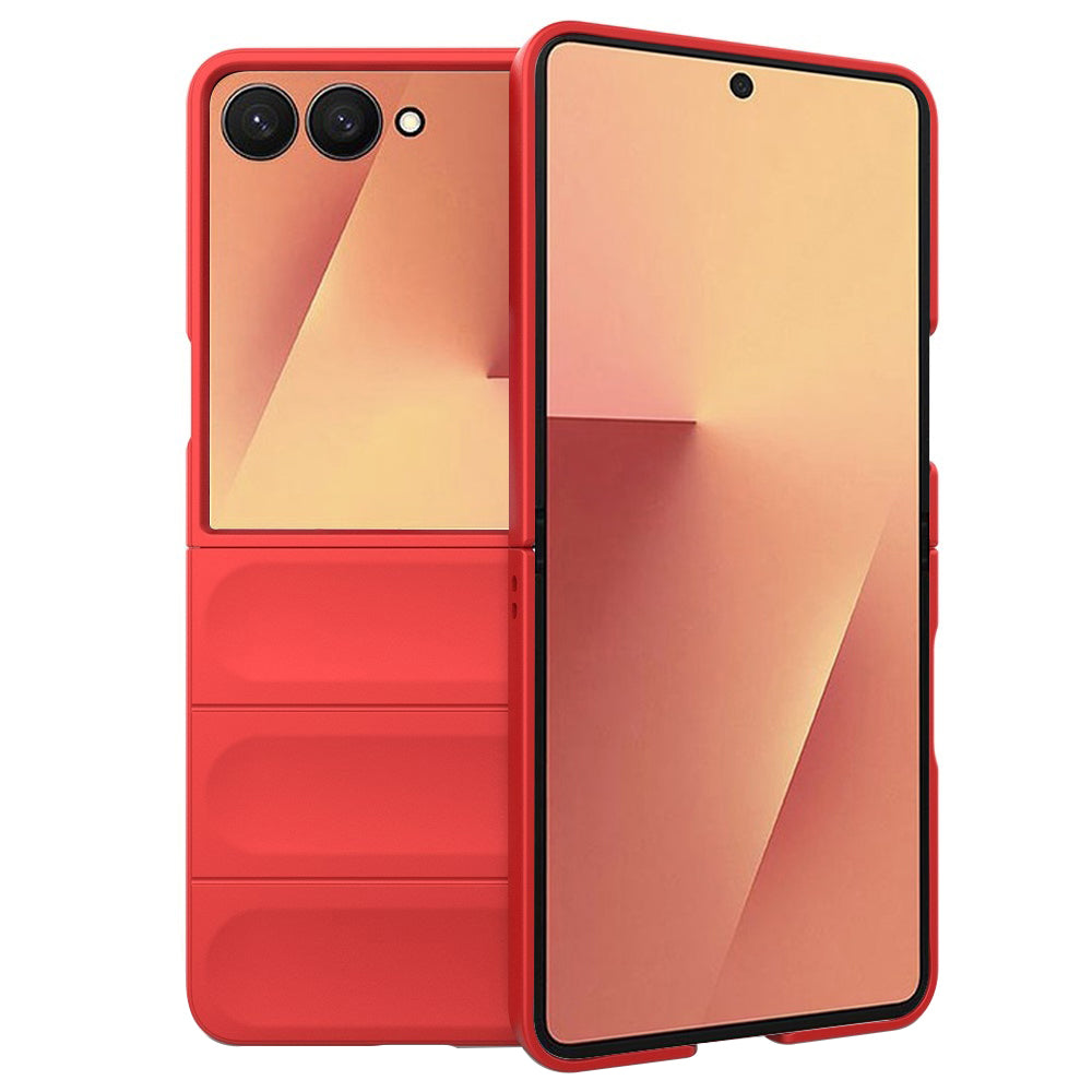 Hülle für Samsung Galaxy Z Flip7 F766, Techsuit, Magic Shield, Rot