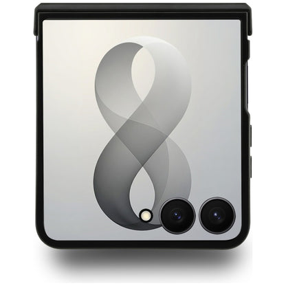 Hülle für Samsung Galaxy Z Flip8 F776, Karl Lagerfeld, Karl & Choupette Head Pin, Schwarz
