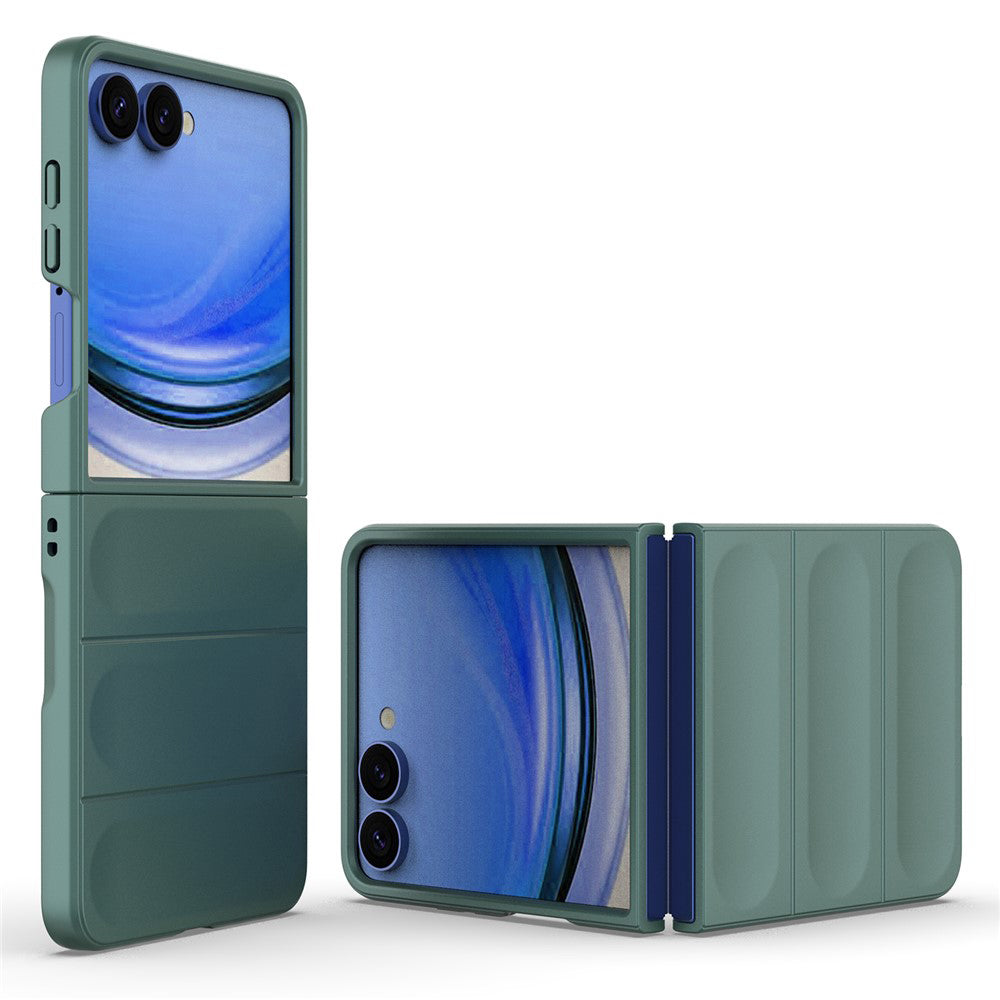 Hülle für Samsung Galaxy Z Flip8 F776, Techsuit, Magic Shield, Grün