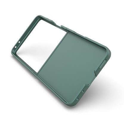 Hülle für Samsung Galaxy Z Flip8 F776, Techsuit, Magic Shield, Grün