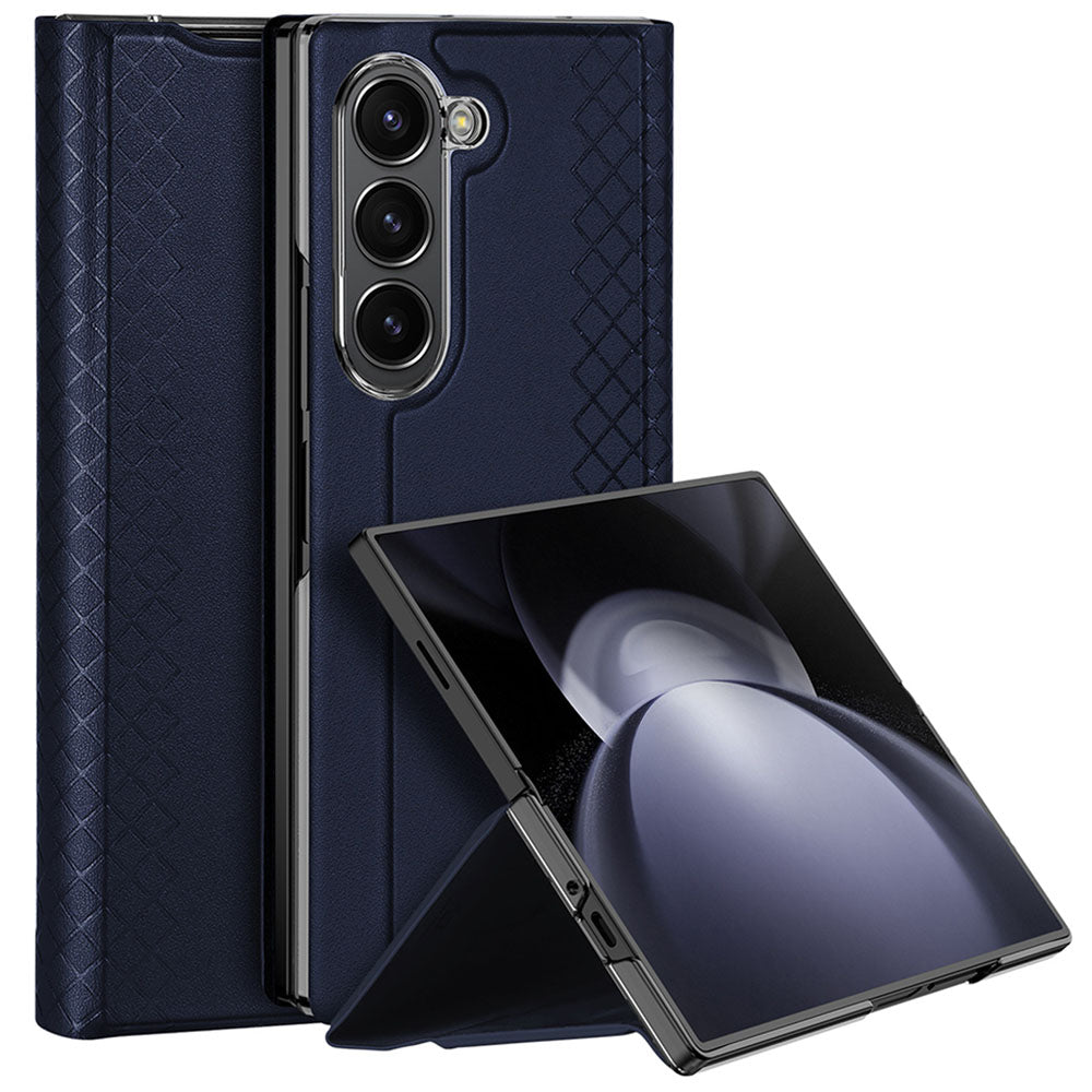 Case for Samsung Galaxy Z Fold Special, DUX DUCIS, Bril (with Pencil Holder), Blue