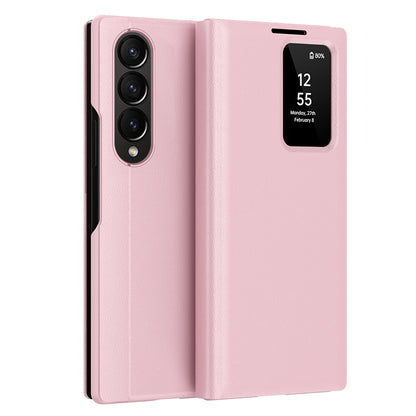 Hülle für Samsung Galaxy Z Fold3 5G F926, Techsuit, SmartView, Rosa