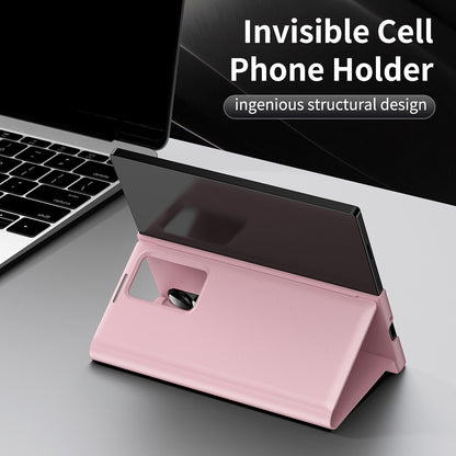 Hülle für Samsung Galaxy Z Fold3 5G F926, Techsuit, SmartView, Rosa