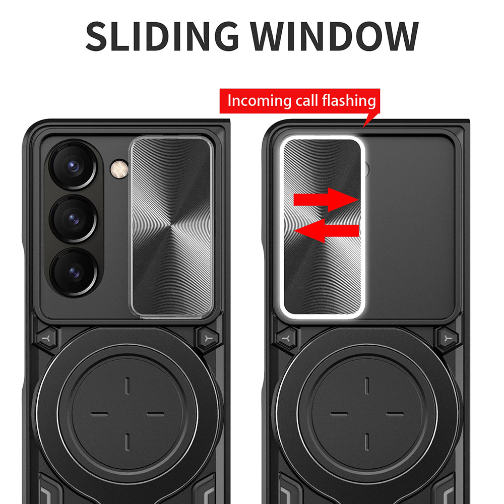 Hülle für Samsung Galaxy Z Fold5 F946, Techsuit, CamGuard Pro, Schwarz