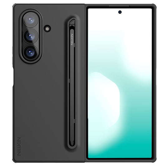 Hülle für Samsung Galaxy Z Fold7 F966, Nillkin, Flex Pure mit S-Pen-Halter, Schwarz