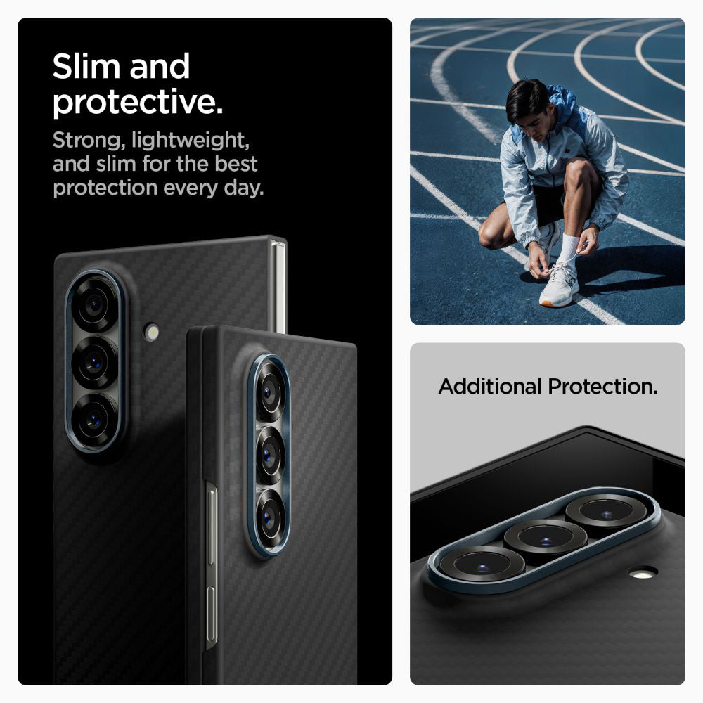 Hülle für Samsung Galaxy Z Fold7 F966, Spigen, Air Skin, Schwarz ACS09555