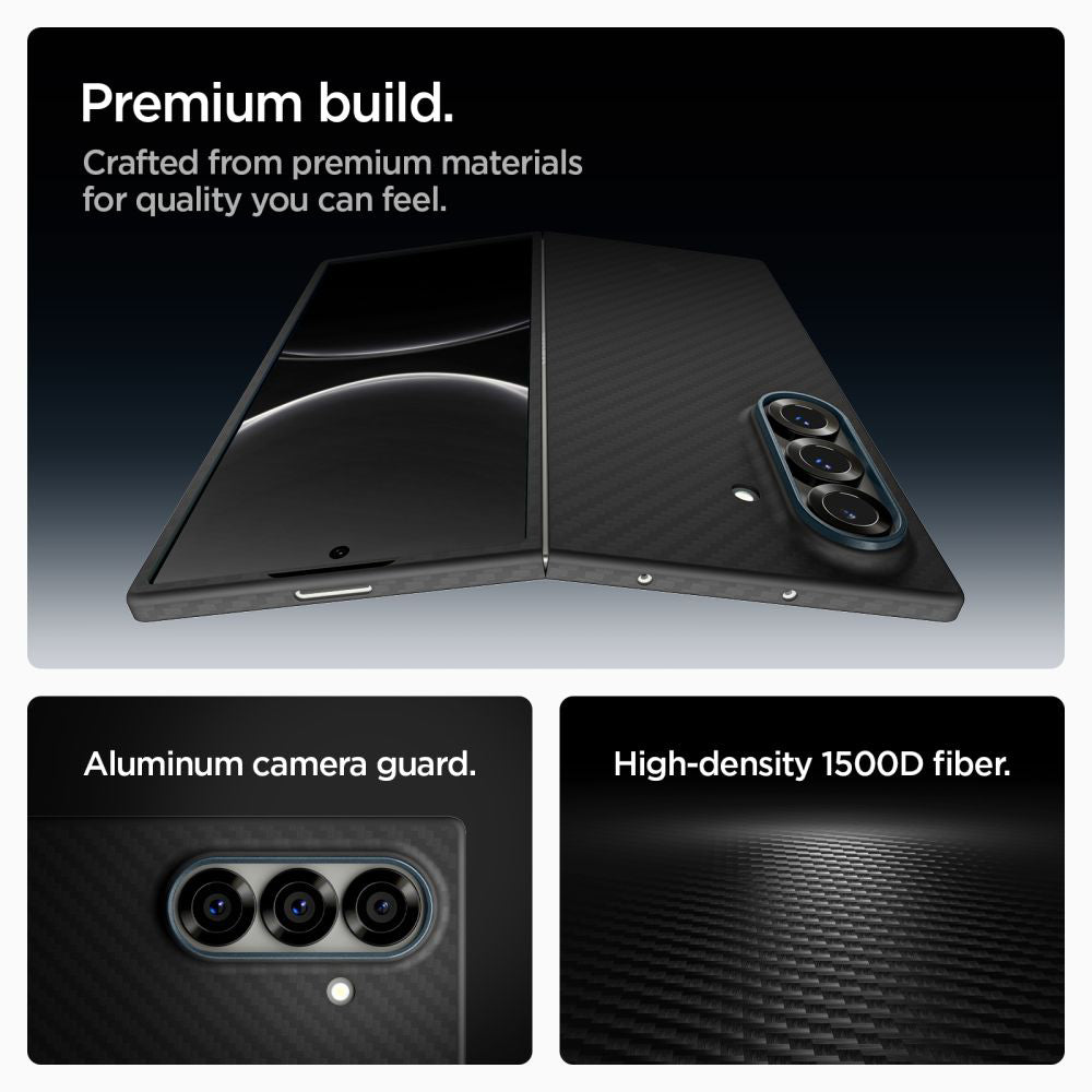 Hülle für Samsung Galaxy Z Fold7 F966, Spigen, Air Skin, Schwarz ACS09555