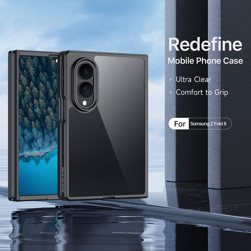 Hülle für Samsung Galaxy Z Fold8 F971, DUX DUCIS, Aimo, Schwarz