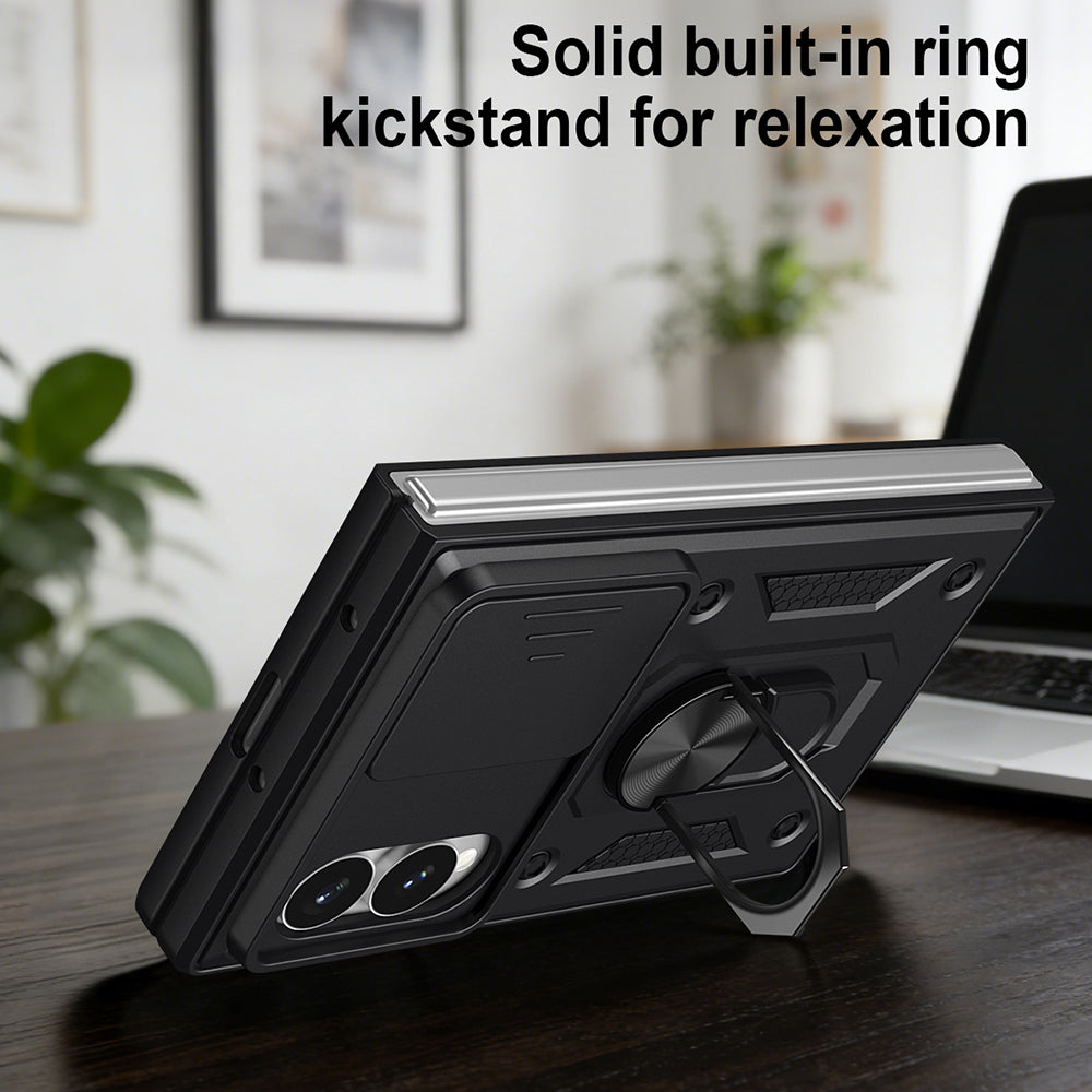 Hülle für Samsung Galaxy Z Fold8 F971, Techsuit, CamShield, Grün