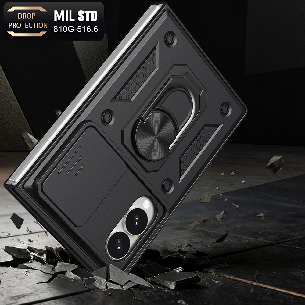 Hülle für Samsung Galaxy Z Fold8 F971, Techsuit, CamShield, Grün