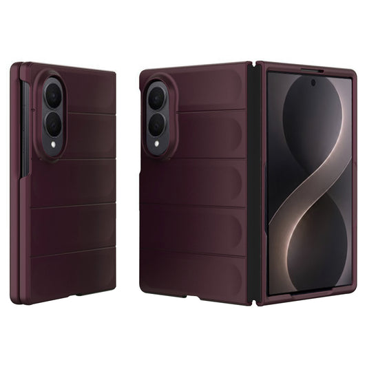 Hülle für Samsung Galaxy Z Fold8 F976, Techsuit, Magic Shield, Weinrot
