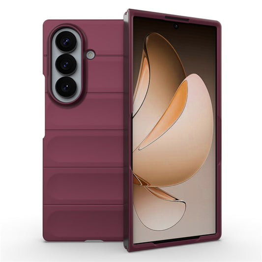 Hülle für Samsung Galaxy Z Fold8 Ultra F971, Techsuit, Magic Shield, Weinrot