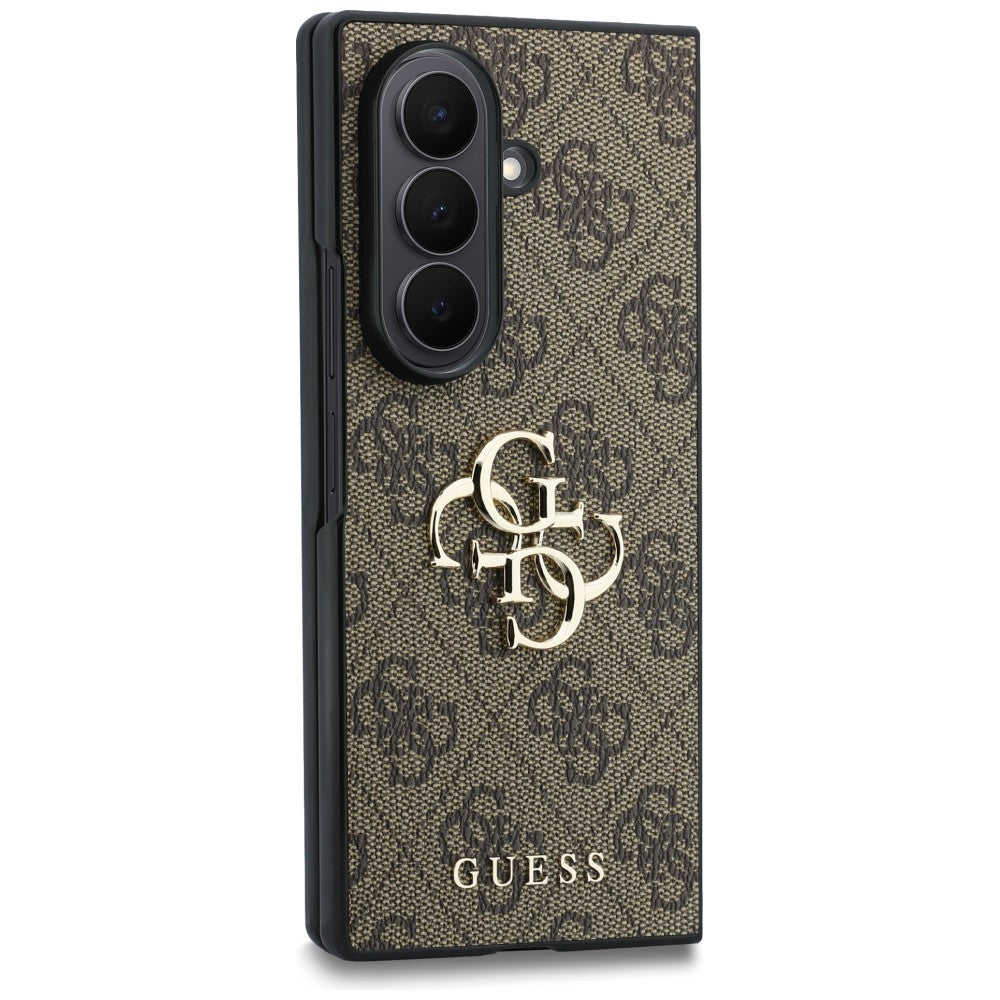 Hülle für Samsung Galaxy Z Fold8 Ultra F976, Guess, 4G Big Logo, Braun
