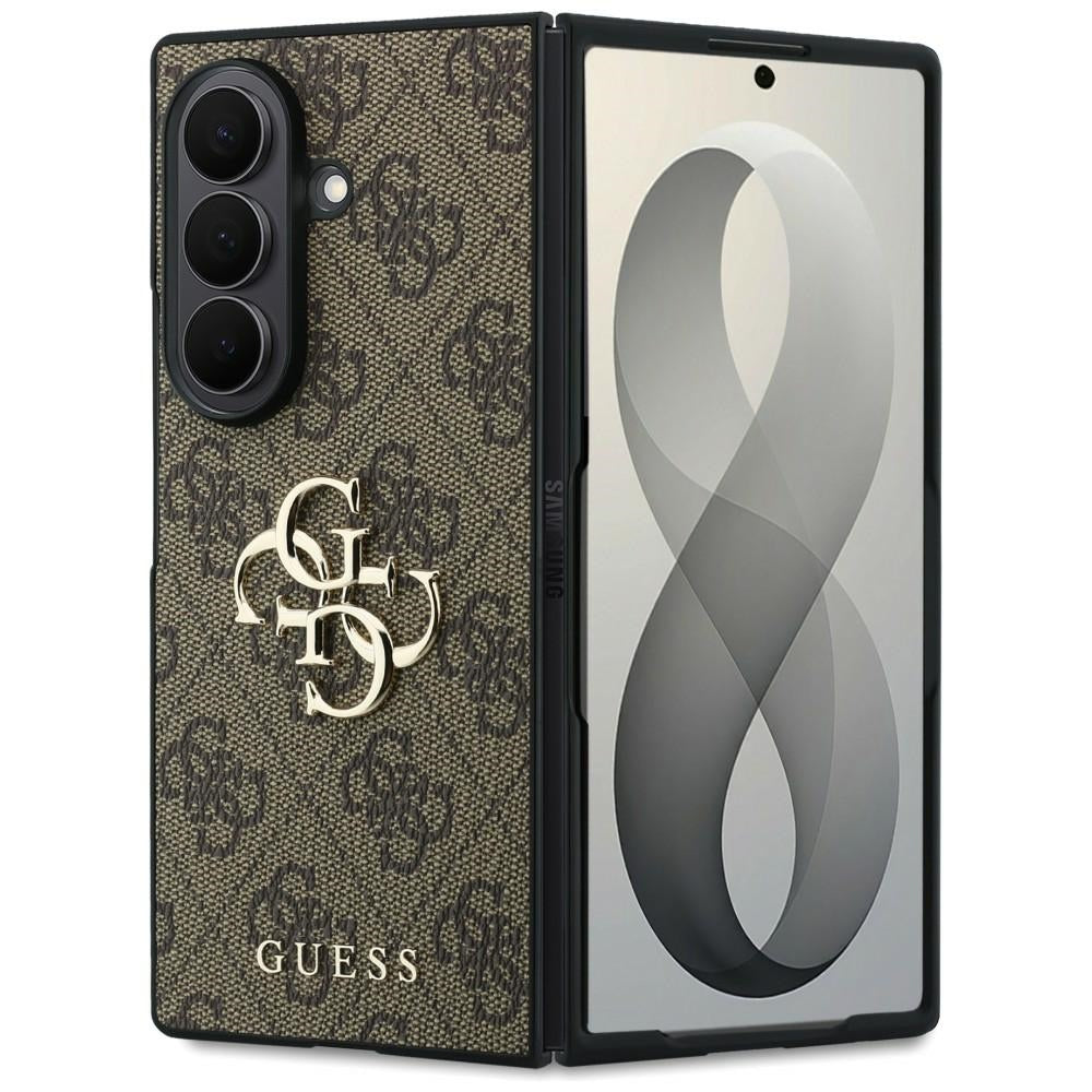 Hülle für Samsung Galaxy Z Fold8 Ultra F976, Guess, 4G Big Logo, Braun
