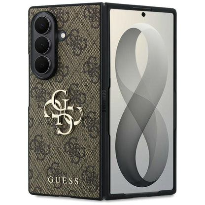 Hülle für Samsung Galaxy Z Fold8 Ultra F976, Guess, 4G Big Logo, Braun