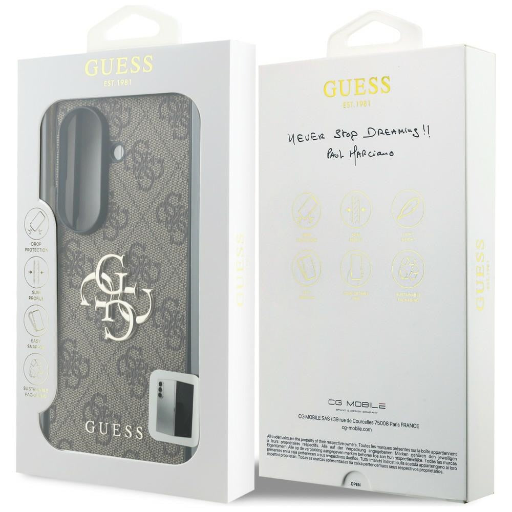 Hülle für Samsung Galaxy Z Fold8 Ultra F976, Guess, 4G Big Logo, Braun