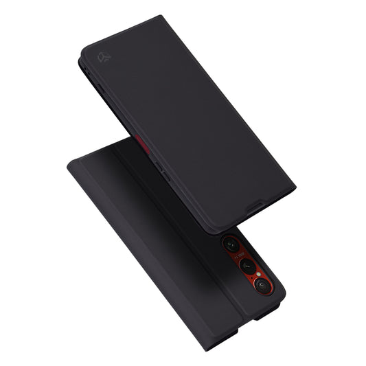 Hülle für Sony Xperia 1 VI, Techsuit, Magskin Book, Schwarz