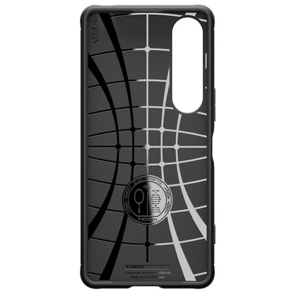 Hülle für Sony Xperia 1 VII, Spigen, Rugged Armor, Mattschwarz