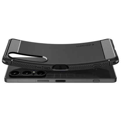 Hülle für Sony Xperia 1 VII, Spigen, Rugged Armor, Mattschwarz