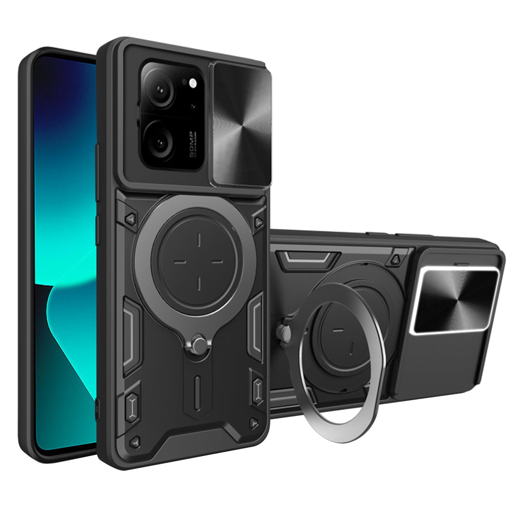 Hülle für Xiaomi 13T Pro / 13T, Techsuit, CamGuard Pro, Schwarz