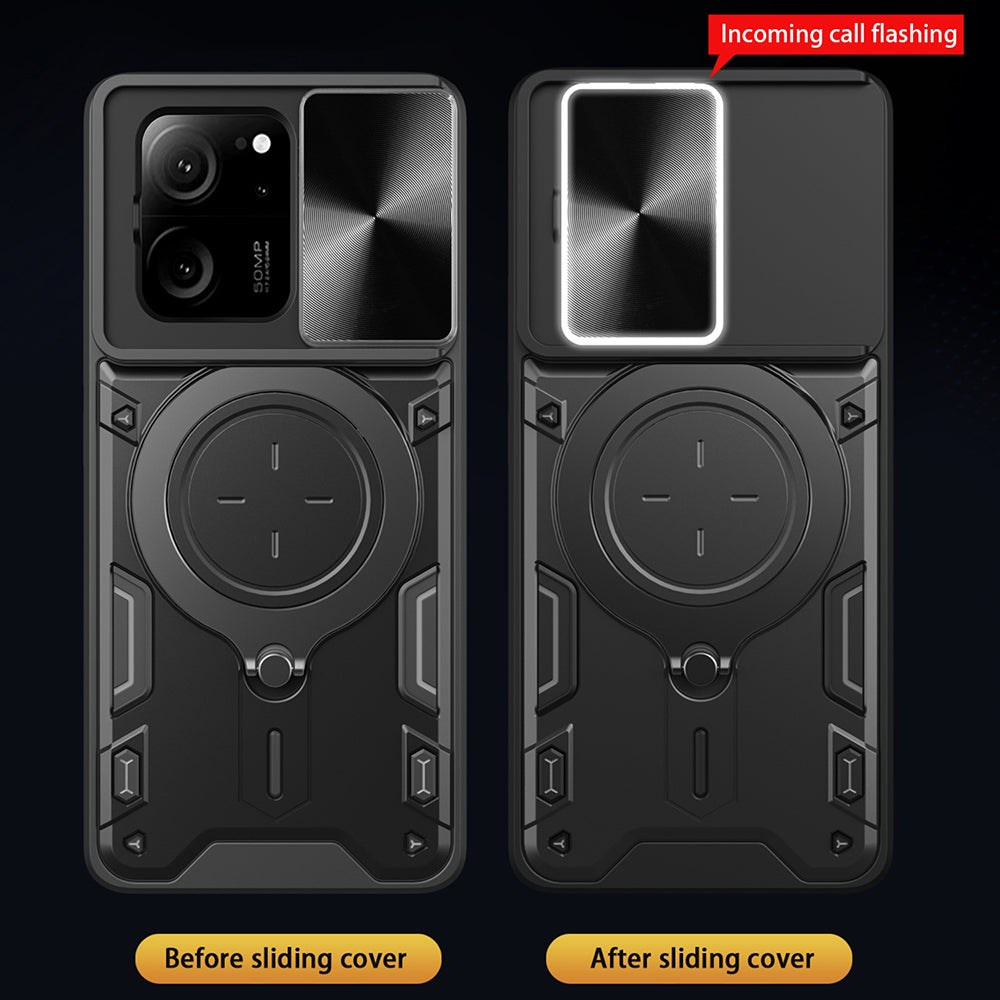 Hülle für Xiaomi 13T Pro / 13T, Techsuit, CamGuard Pro, Schwarz