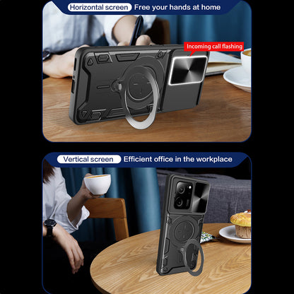 Hülle für Xiaomi 13T Pro / 13T, Techsuit, CamGuard Pro, Schwarz