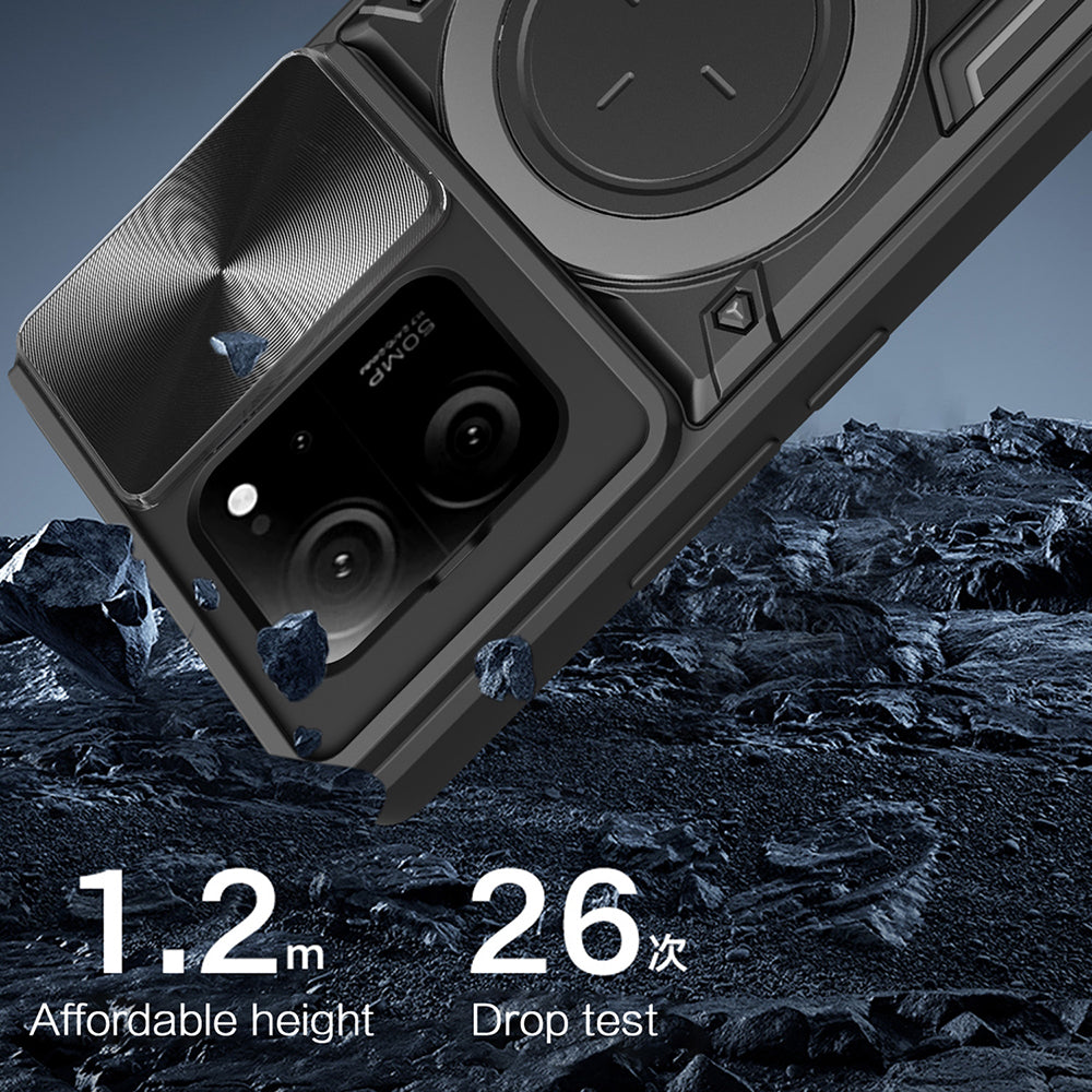Hülle für Xiaomi 13T Pro / 13T, Techsuit, CamGuard Pro, Schwarz