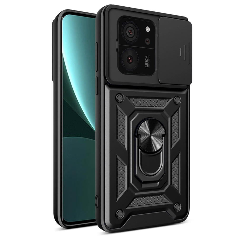 Hülle für Xiaomi 13T Pro / 13T, Techsuit, CamShield, Schwarz