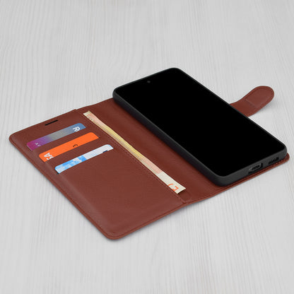 Hülle für Xiaomi 13T Pro / 13T, Techsuit, Leder-Folio, Braun