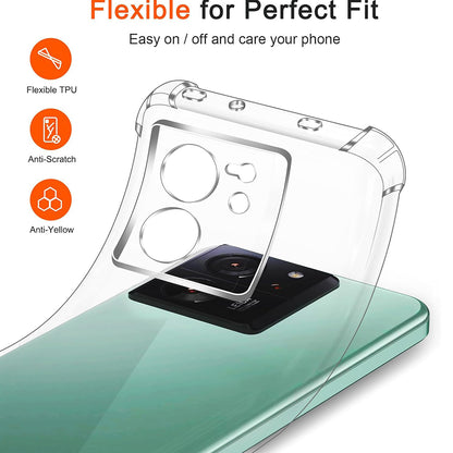 Hülle für Xiaomi 13T Pro / 13T, Techsuit, stoßfest klar, transparent