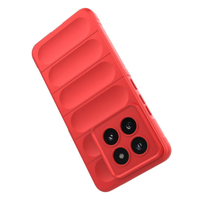 Hülle für Xiaomi 14 Pro, Techsuit, Magic Shield, Weinrot