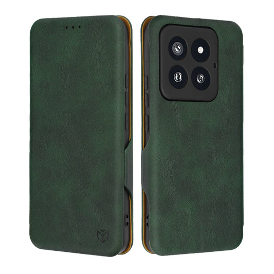 Hülle für Xiaomi 14 Pro, Techsuit, Safe Wallet Plus, Grün