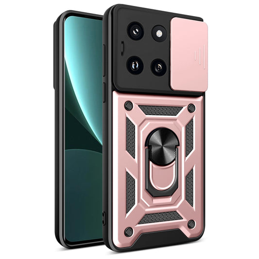 Hülle für Xiaomi 14, Techsuit, CamShield, Rosa