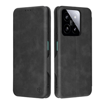 Hülle für Xiaomi 14, Techsuit, Safe Wallet Plus, Schwarz