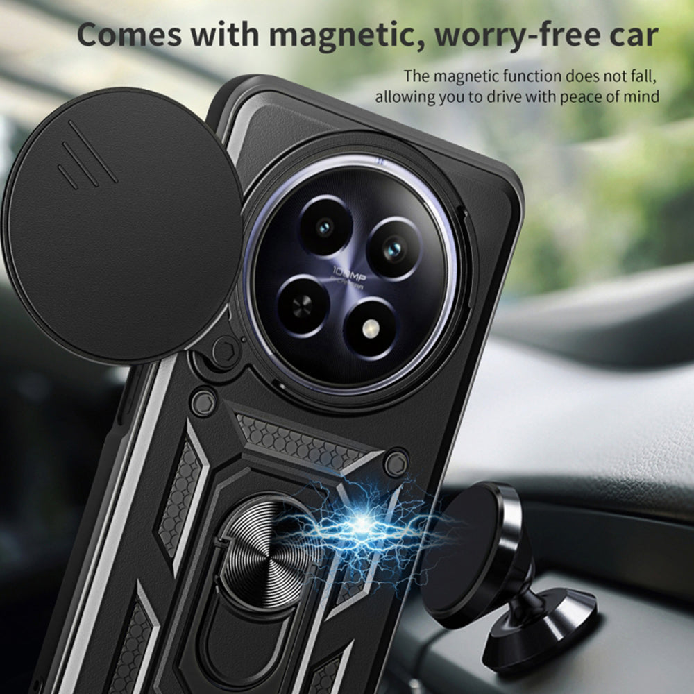 Case for Xiaomi 14 Ultra, Techsuit, CamShield, Black