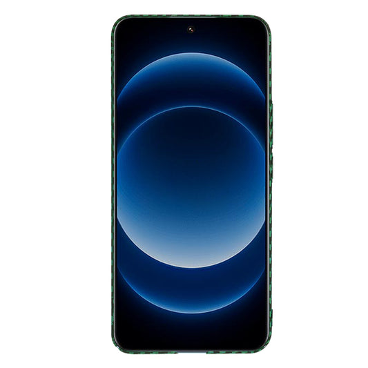 Hülle für Xiaomi 14 Ultra, Techsuit, Carbonite FiberShell, Grün
