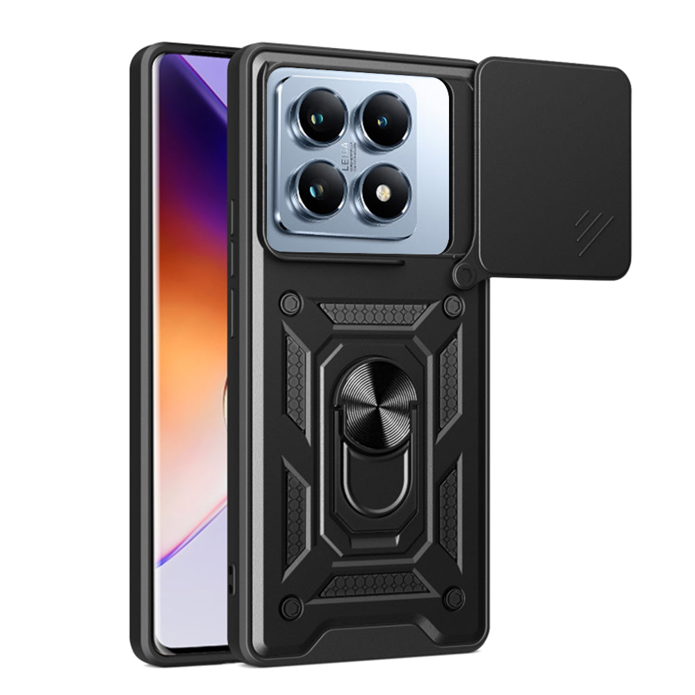 Hülle für Xiaomi 14T Pro, Techsuit, CamShield, Schwarz