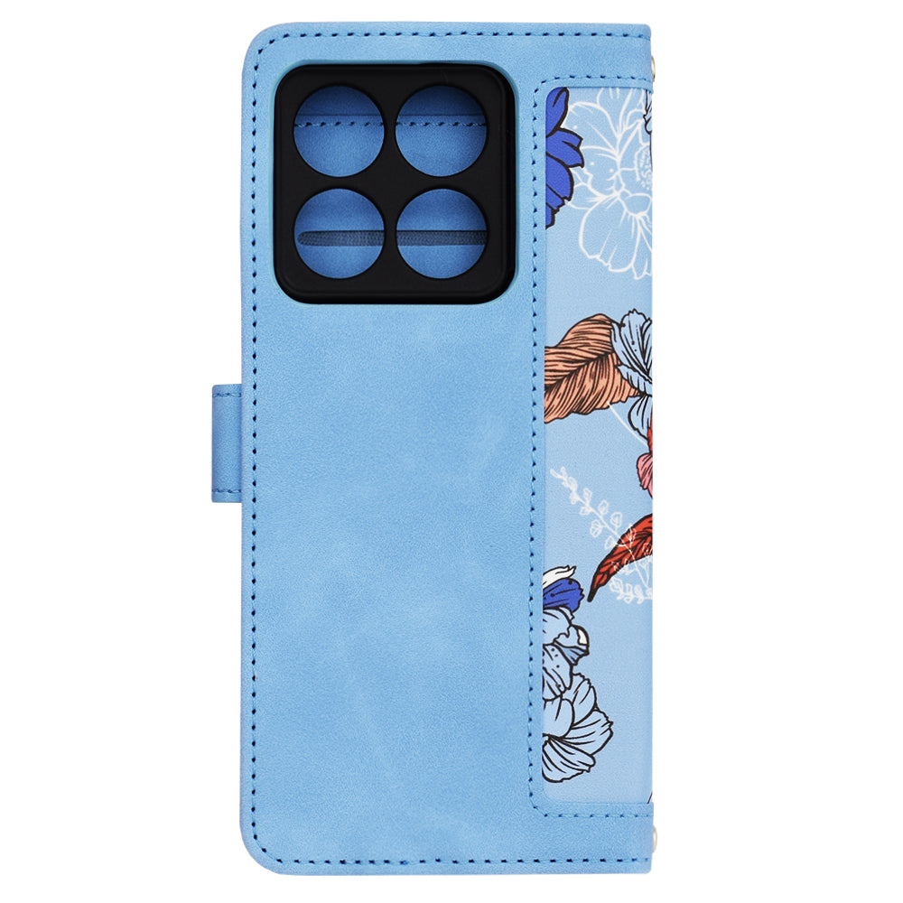Hülle für Xiaomi 14T, Techsuit, FlipCraft, Blau