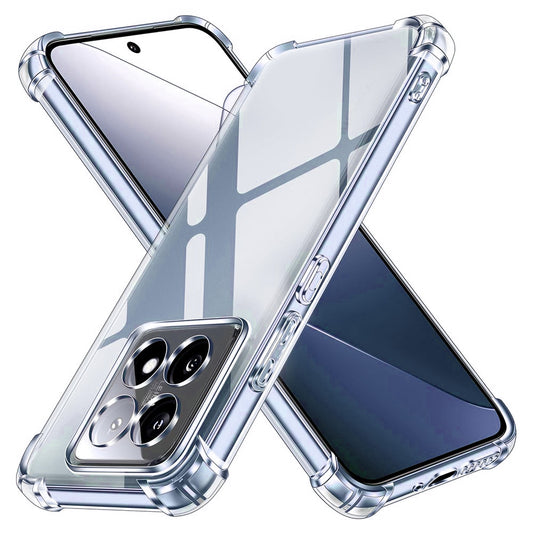 Hülle für Xiaomi 14T, Techsuit, stoßfest klar, transparent